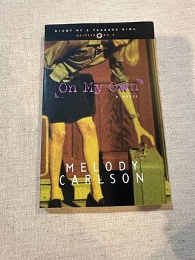 3/$10 On My Own by Melody Carlson - Purple Accent Paperback